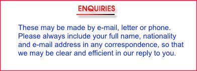 Enquiries